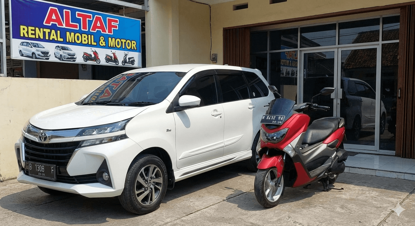 Altaf Rental: Jasa Sewa Mobil dan Motor Terpercaya & Harga Bersahabat