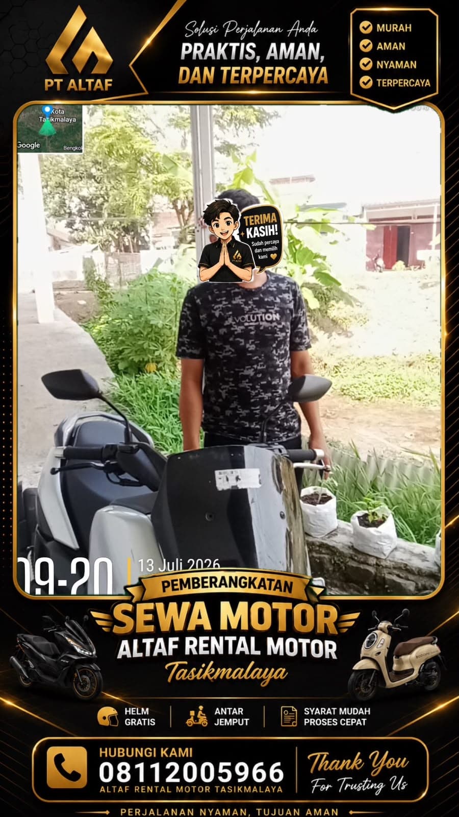 Rental Motor Garut Lepas Kunci: Bebas Berkeliling Garut dengan Praktis