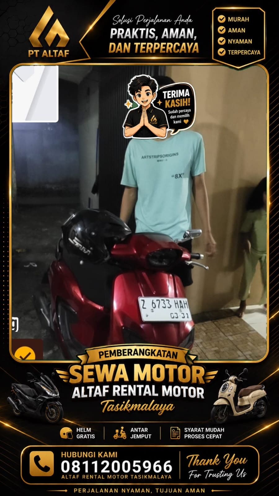 Rental Motor Garut 24 Jam: Praktis untuk Wisata dan Mobilitas Kapan Saja