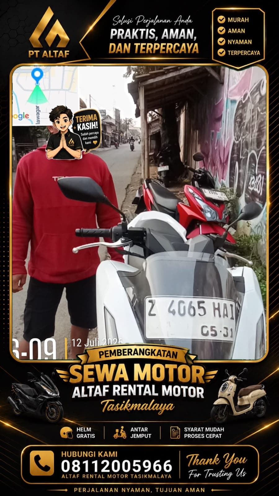 Rental Motor Wanaraja Garut untuk Perjalanan Praktis dan Fleksibel